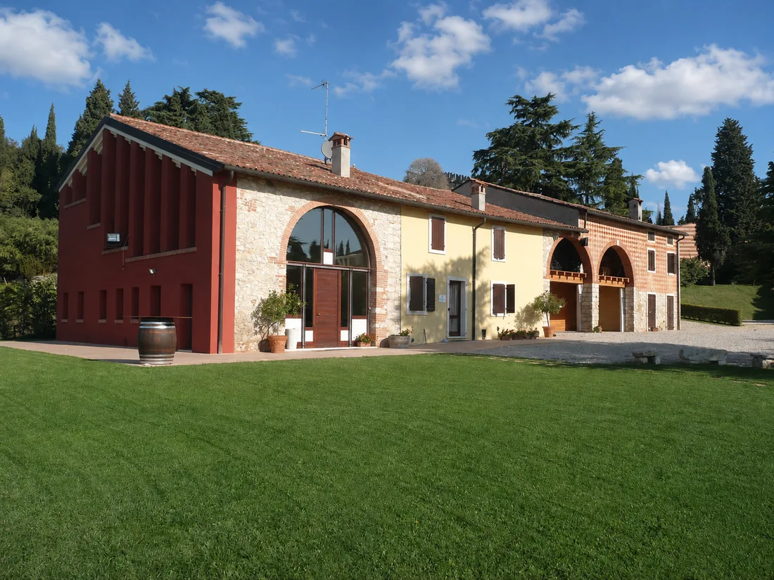 Coffele winery tasting scene in Soave town