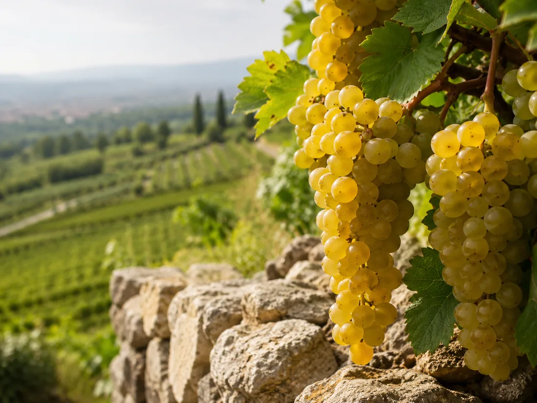 Inama winery exterior in the Soave area
