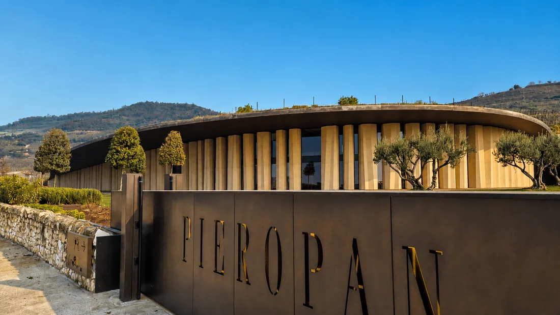 Pieropan winery building in Soave