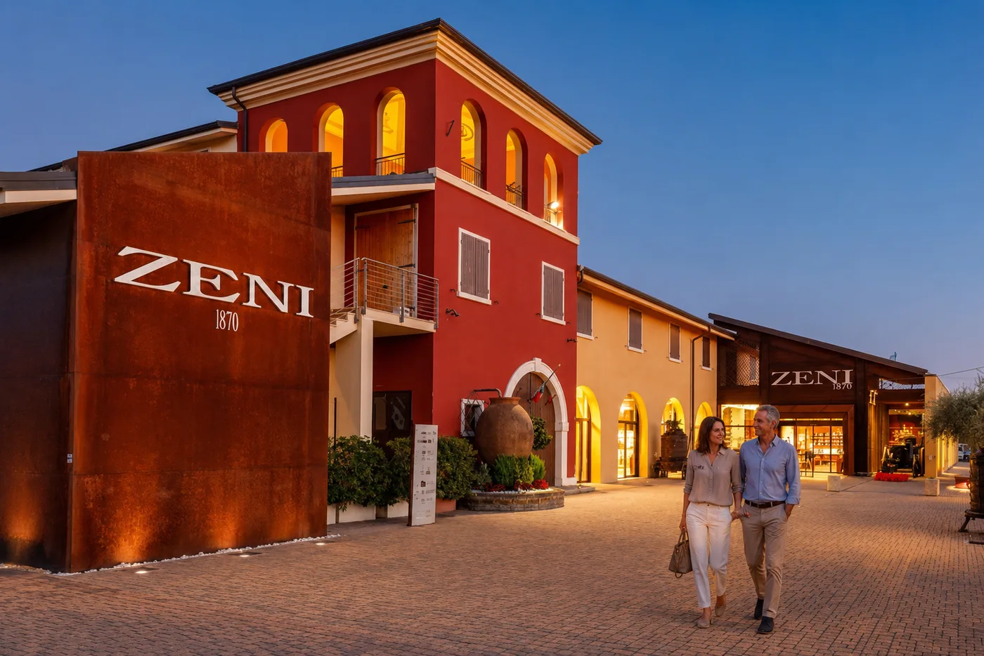 Zeni 1870 winery entrance in Bardolino